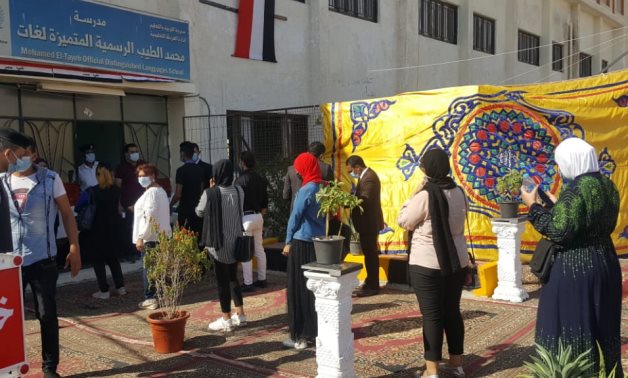 Voters line up at a Red Sea governorate polling station - Youm7