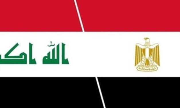 Egyptian and Iraqi flags