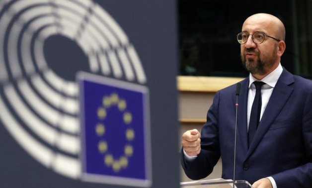 European Council President Charles Michel attends a debate about EU financing and economic recovery with EU lawmakers at the European Parliament in Brussels, Belgium July 8, 2020. Reuters/Yvs