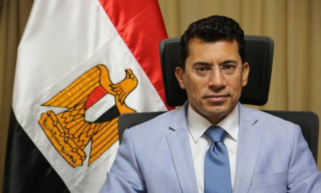 File- Egypt Minister of Youth and Sports Dr Ashraf Sobhi