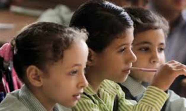 FILE – School children in Egypt 