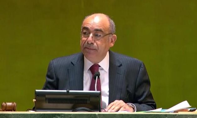Egyptian ambassador Mohamed Idris, Egypt's permanent representative to the United Nations- press photo