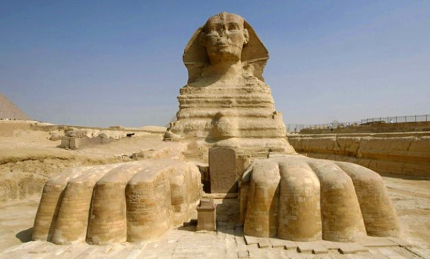 The Great Sphinx in Giza, Egypt - Press photo