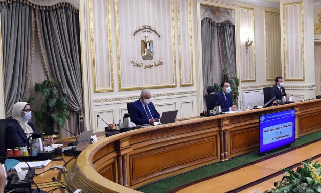 Prime Minister Mostafa Madbouly and a number of ministers and officials held a meeting to discuss the educational process during the coming period amid the pandemic. - Cabinet