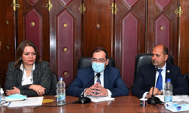 Minister of Petroleum and Mineral Resources Tarek al-Mulla in a meeting with the Parliamentarian Committee of Energy and Environment on March 15, 2021. Egypt Today 