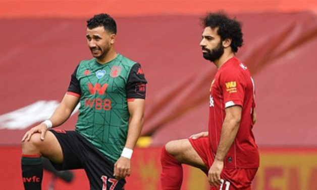 Mahmoud Trezeguet and Mohamed Salah, Reuters 