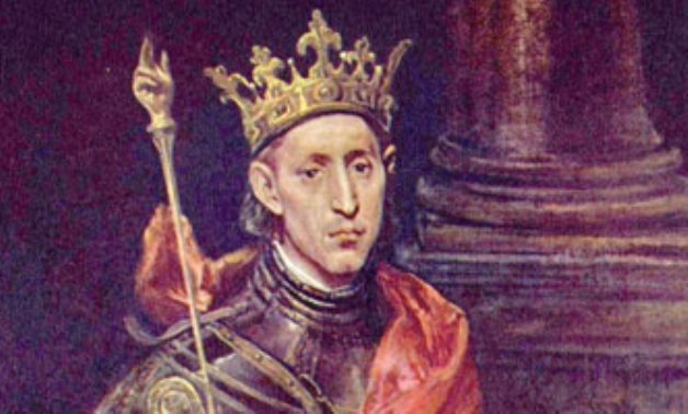 FILE - King Louis IX of France is captured in Egypt in 1250