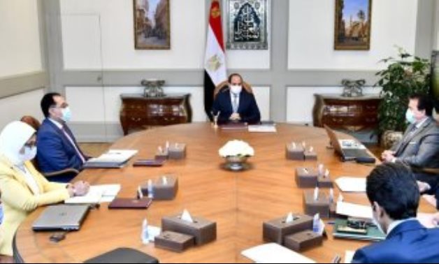 Meeting by President Abdel Fatah al-Sisi on prosthetics production system – Press Photo 