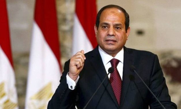 FILE: Egyptian President Abdel Fattah El-Sisi speaks during a news conference at the Presidential Palace in Nicosia, Cyprus November 20, 2017. Reuters