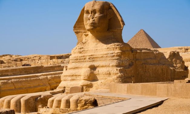The Great Sphinx and Giza Pyramids - Pinterest