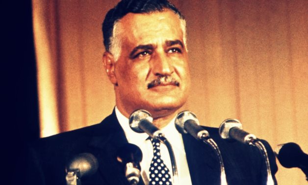 FILE - Gamal Abdel Nasser