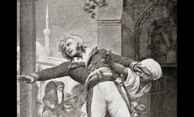 French military commander General Kléber is assassinated in the garden of his palace in Cairo by Al-Azhar student Suleiman el-Halabi in 1800