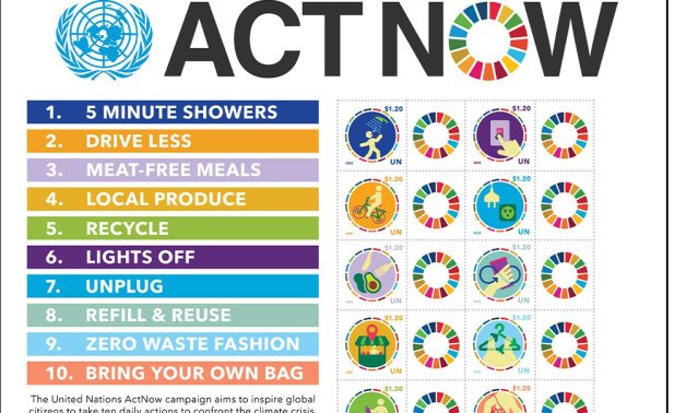 UNDP 'Act Now' Campaign - All About Stamps
