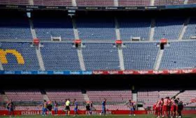 La Liga Santander - FC Barcelona v Atletico Madrid - Camp Nou, Barcelona, Spain - May 8, 2021 General view before the match REUTERS/Albert Gea