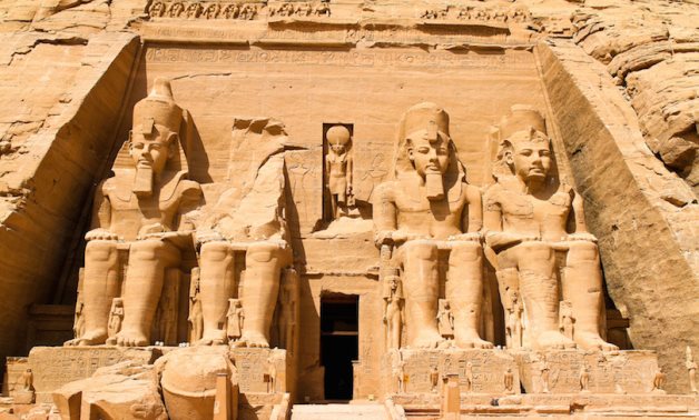 FILE - Abu Simbel Temple of Egypt