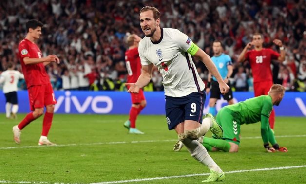  Kane celebrates scoring the winning goal, Reuters