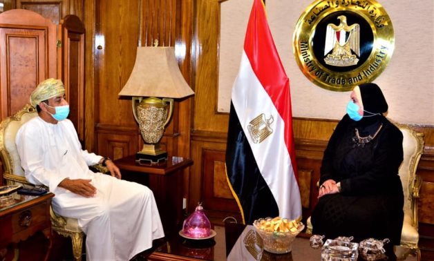 Egyptian Minister of Trade and Industry Nevine Gamea discusses with Omani Ambassador to Egypt Abdullah al Rahbi means of promoting bilateral cooperation – Ministry of Industry