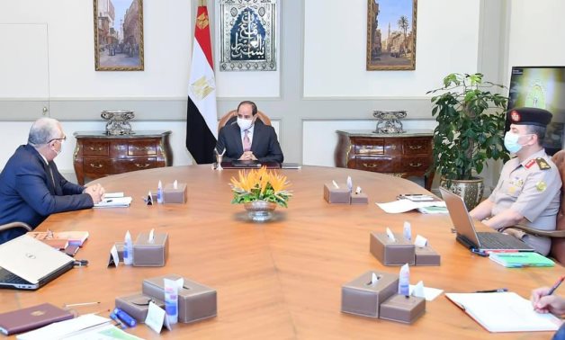 Egyptian President Abdel Fattah El-Sisi urged developing and making use of the research village in Toshka in a meeting with officials - Presidency