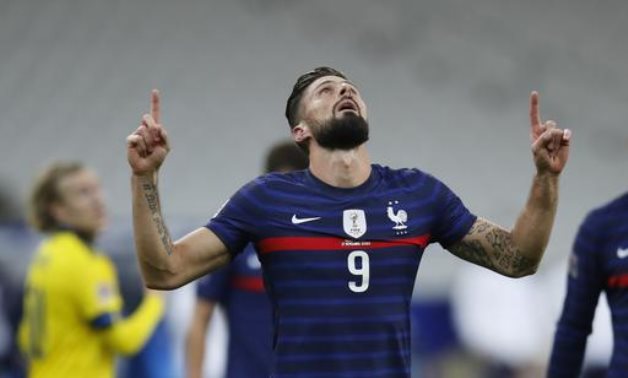 French national team striker Olivier Giroud, Reuters 