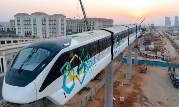 Egypt installs first monorail train on East Nile track   