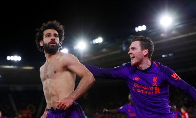 Mohamed Salah and Andrew Robertson, Reuters 
