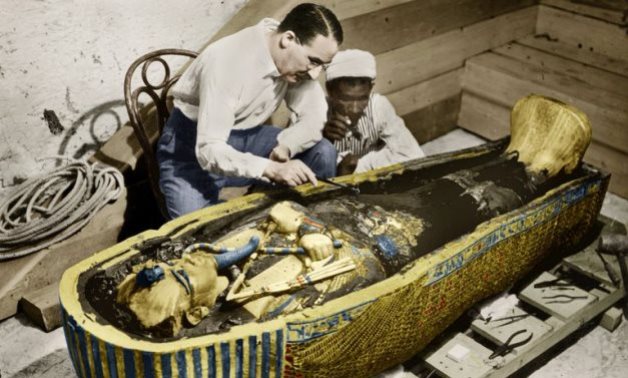 FILE - Howard Carter discovered the tomb of Tutankhamun in 1922
