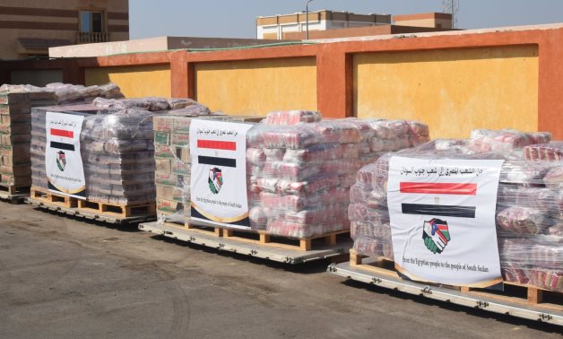 Egypt sends food aid to South Sudan to help its people face worst flooding in decades- press photo