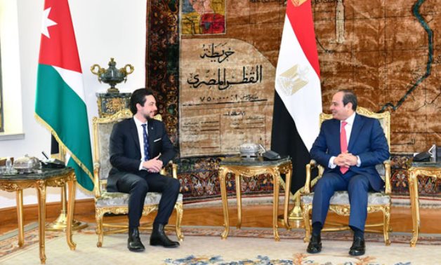 Egypt’s Sisi, Jordan’s Crown Prince talk regional developments
