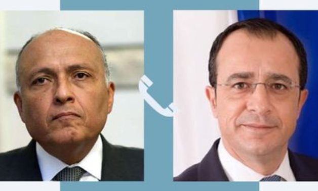 Egyptian Foreign Minister Sameh Shoukry received, on Wednesday, a phone call from Cypriot Foreign Minister Nikos Christodoulides- press photo