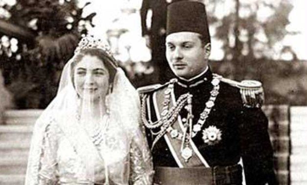 FILE - 1938 - King Farouk of Egypt marries Safinaz Zulfiqar, who became known as Queen Farida