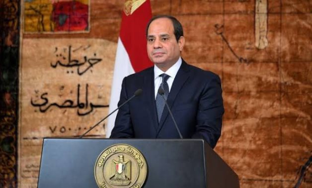 FILE - Egyptian President Abdel Fattah El Sisi 