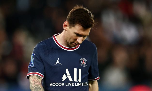 Paris St Germain's Lionel Messi 