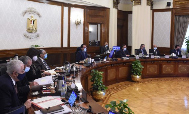 Egypt’s Prime Minister Mostafa Madbouli chairs a Cabinet meeting on Wednesday - Cabinet
