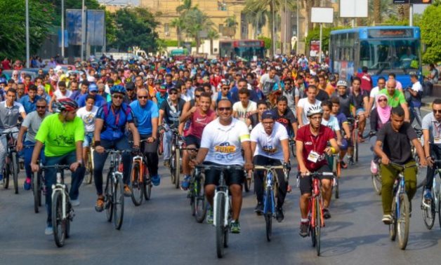 Heliopolis Library Bicycle Marathon in a previous edition - social media