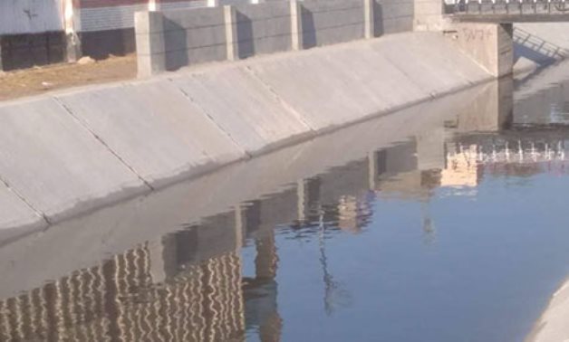 FILE – Irrigation canal in Egypt after lining 