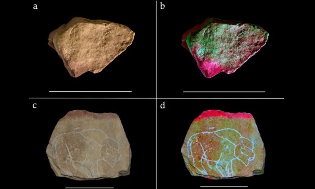 The researchers made replicas of 50 limestone plaquettes excavated from the Montastruc rock shelter in the 19th century - Image credit: Needham et al., 2022, PlOS One, CC-By 4.0   