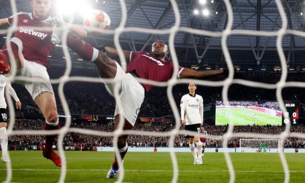 West Ham United's Michail Antonio scores their first goal Action Images via Reuters/Matthew Childs