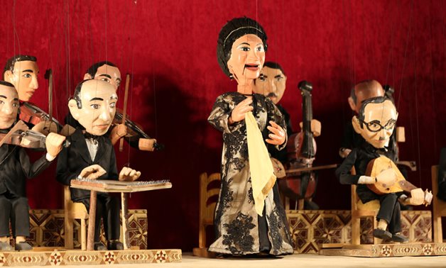 FILE - Umm Kulthum Puppet Show in a previous performance 