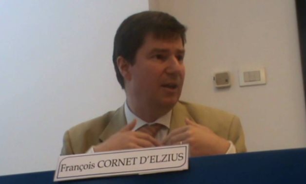 Belgium's Ambassador to Egypt, François cornet d'elzius - Photo via youtube 