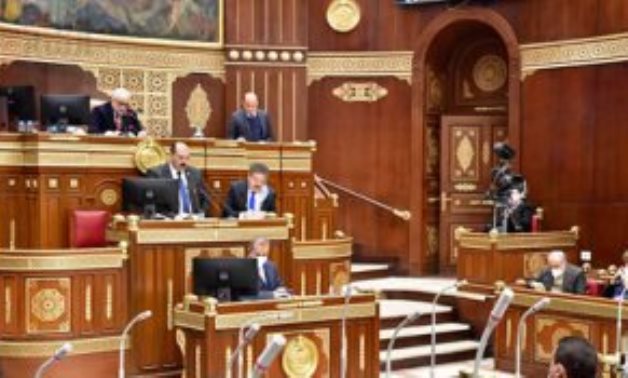 FILE - Egyptian Senate 