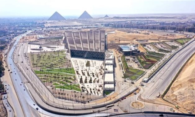 FILE - Grand Egyptian Museum (Aerial View) 