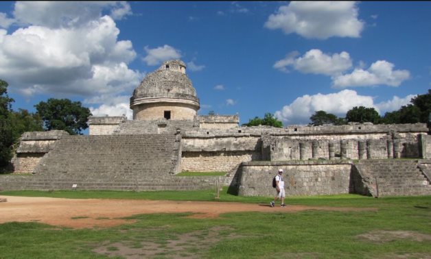 “The Observatory” at Chich'en Itza, the building where a Mayan astronomer would have worked. Photo Credit: GERARDO ALDANA