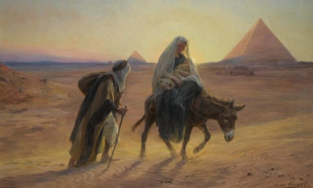 Holy Family's Flight Into Egypt - social media