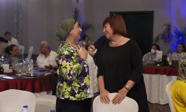 Ms Iman Sabry, Head of Private and International Department, Ministry of Education & Elizabeth White OBE, Country Director, British Council Egypt 