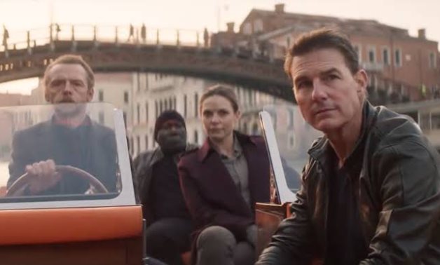 File: A scene from the trailer of Mission: Impossible 7.
