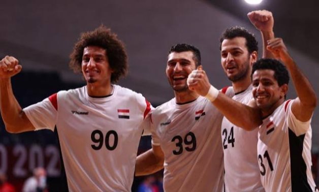 File - Egypt handball national team players 