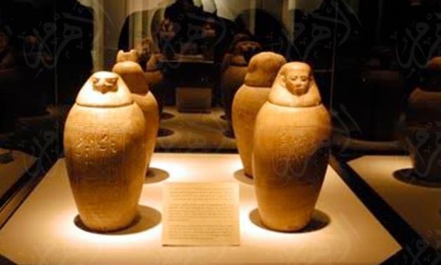 Canopic Jars found in Luxor's Mummification Museum - social media