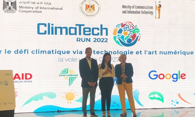 During the launch of ClimaTech Run 2022 - Egypt Today