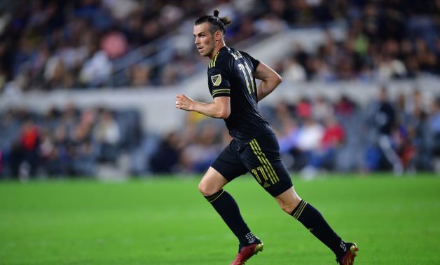 Los Angeles FC forward Gareth Bale (11) in action against Houston Dynamo during the second half at Banc of California Stadium. Gary A. Vasquez-USA TODAY Sports/Files