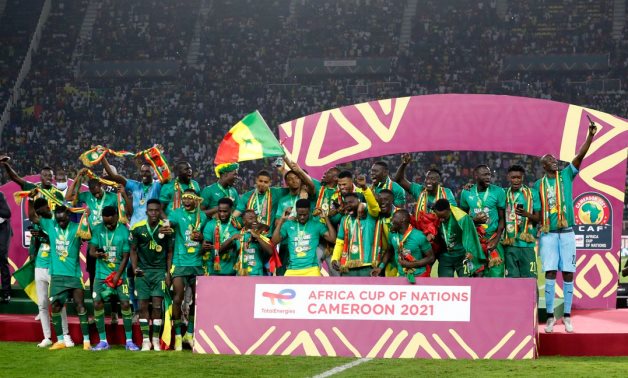 Senegal players celebrate after winning the Africa Cup of Nations REUTERS/Mohamed Abd El Ghany